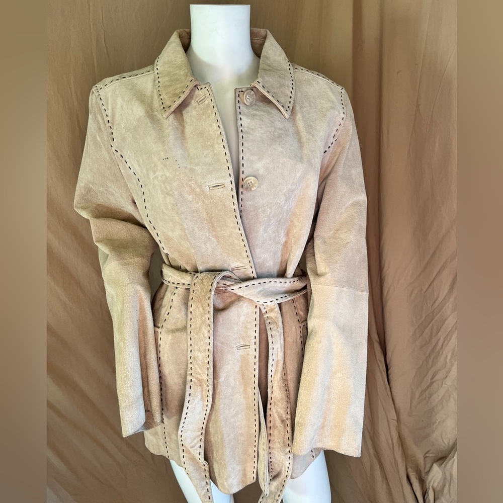 Running Wild REAL Leather Suede Jacket / Coat